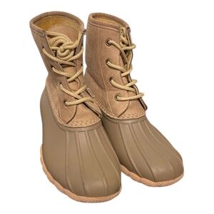 Women's Duck/Rain Boots Outdoors Tan Size 8